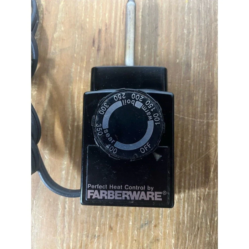 Vintage Farberware Perfect Heat Control Model 101T for Electric Skillet Fry Pan